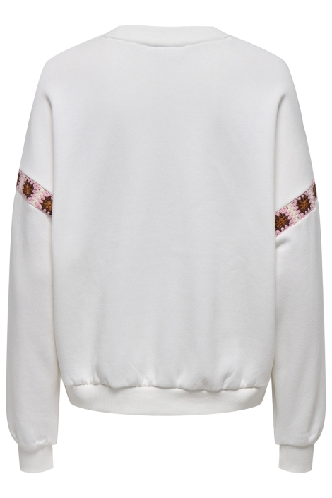 Only onlluni l/s o-neck embroidery cs sw