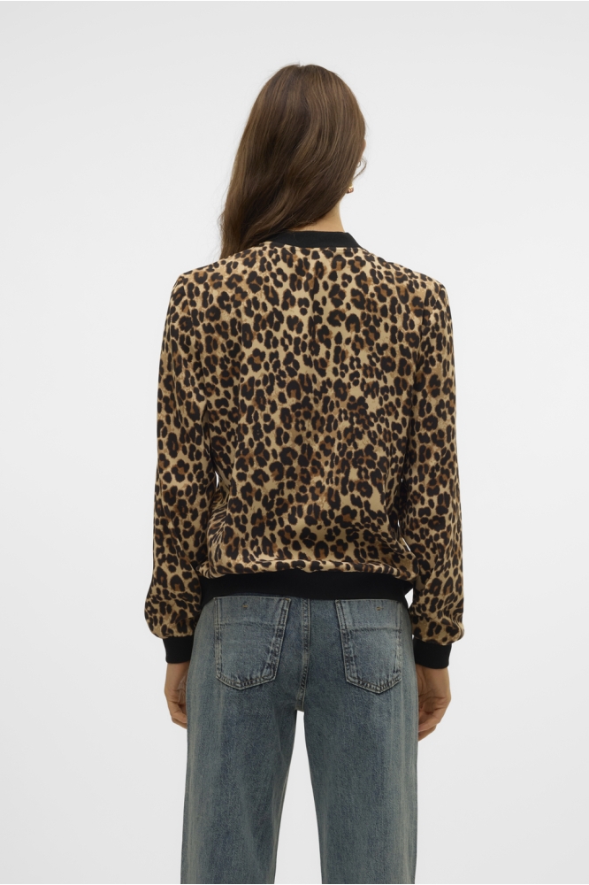 VMCOCO L/S BOMBER AOP GA WVN NOOS 10250707 TIGERS EYE/VERENA