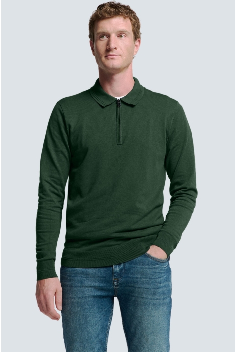 NO-EXCESS pullover polo half zip