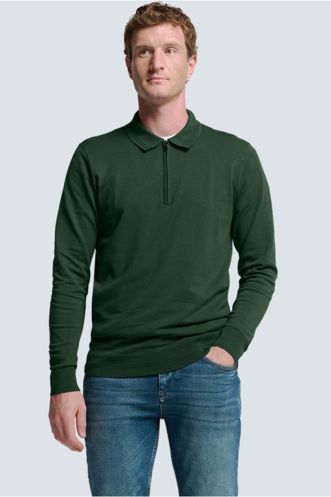 POLO MET RITS 25210846 052 DARK GREEN