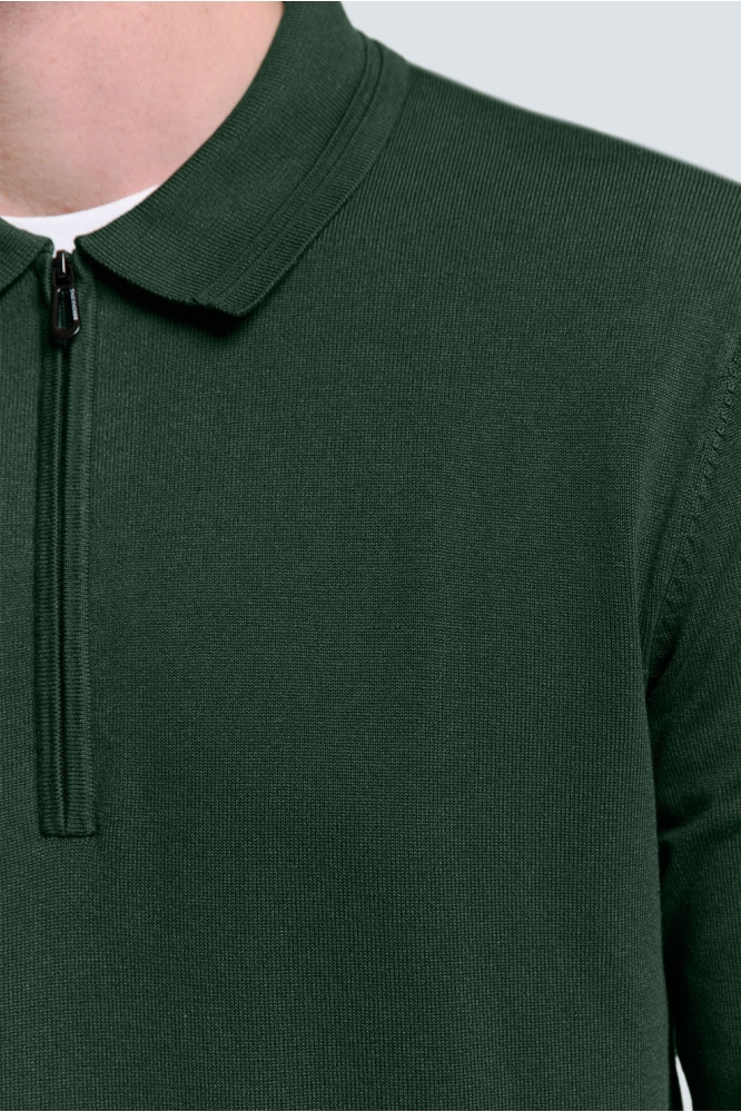 POLO MET RITS 25210846 052 DARK GREEN