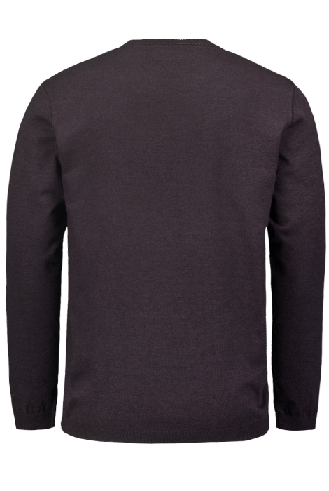 NO-EXCESS pullover crewneck 2 coloured melang