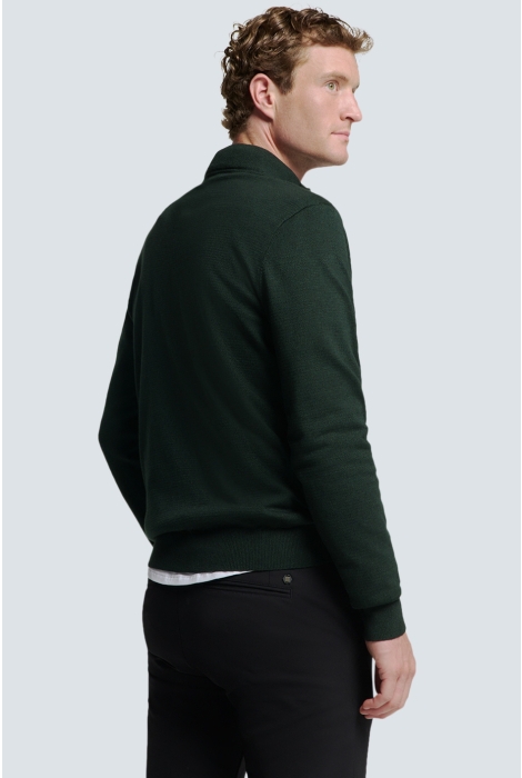 NO-EXCESS pullover half zip 2 coloured melang