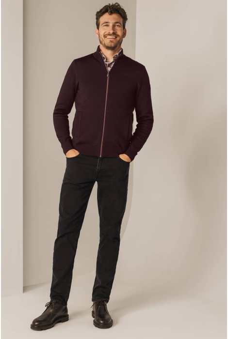 State of Art cardigan plain - zip