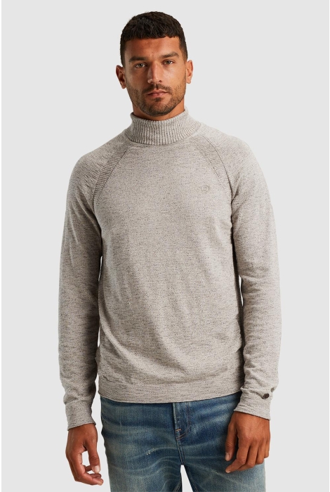 Cast Iron roll neck cotton heather