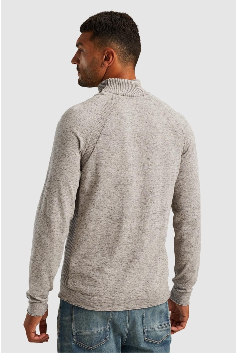 Cast Iron roll neck cotton heather