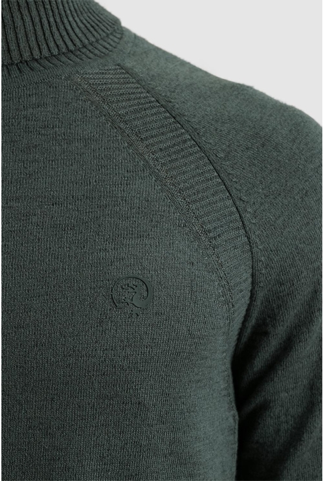 Cast Iron roll neck cotton heather