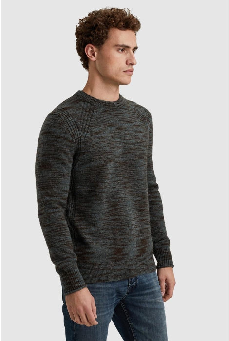 Cast Iron crewneck regular fit soft space bl