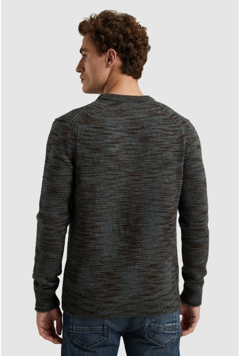 Cast Iron crewneck regular fit soft space bl