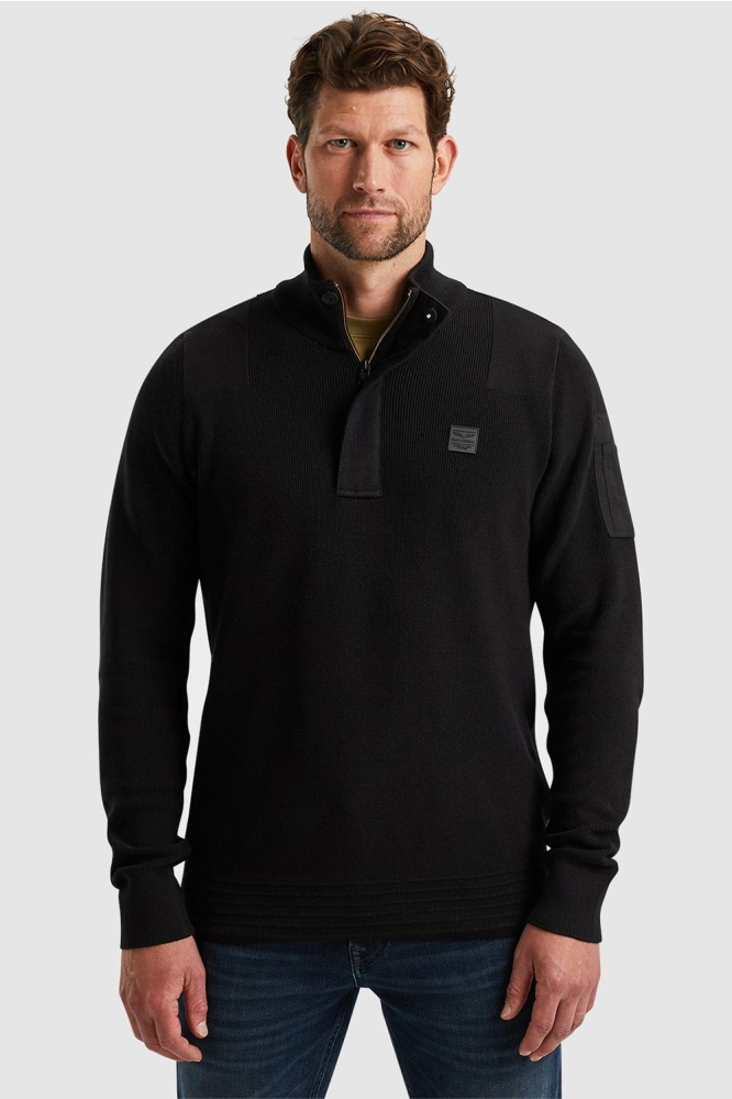 HALF ZIP COTTON KNIT PKW2409322 9139