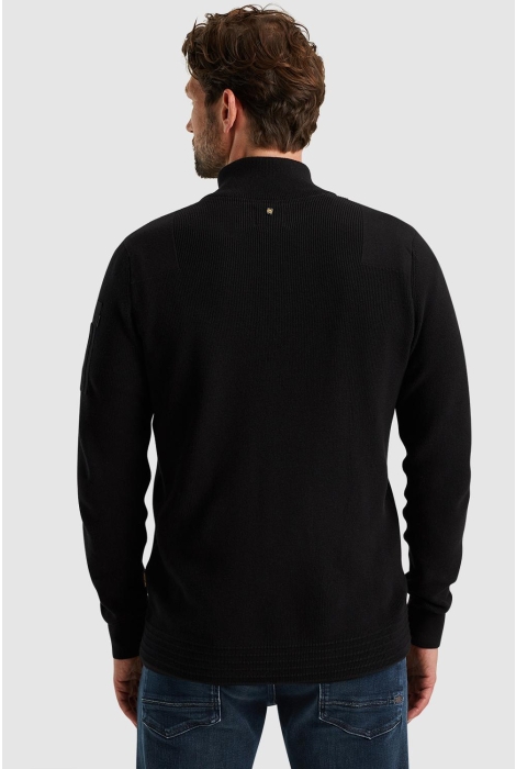 PME legend half zip collar cotton knit