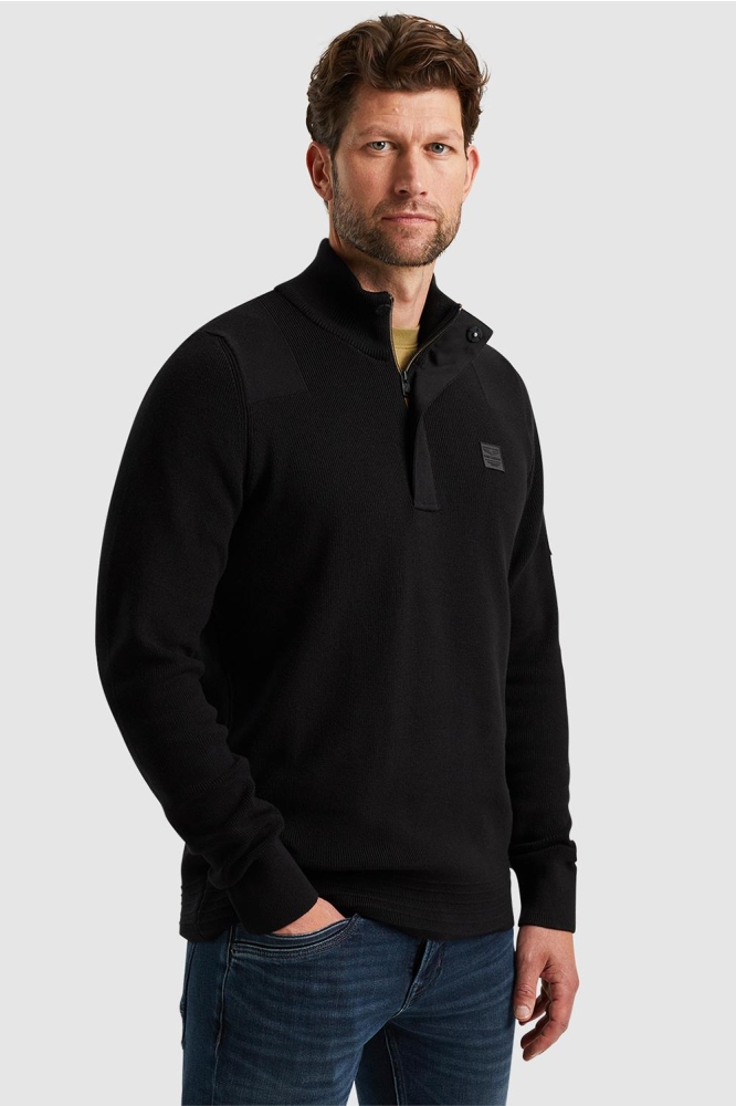 HALF ZIP COTTON KNIT PKW2409322 9139