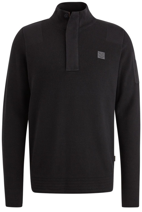 PME legend half zip collar cotton knit