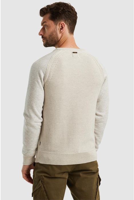 PME legend r-neck knit sweat combination