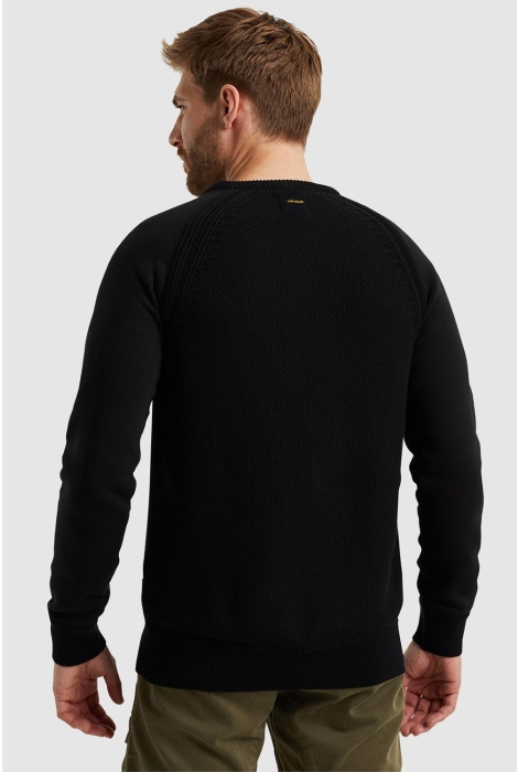 PME legend r-neck knit sweat combination