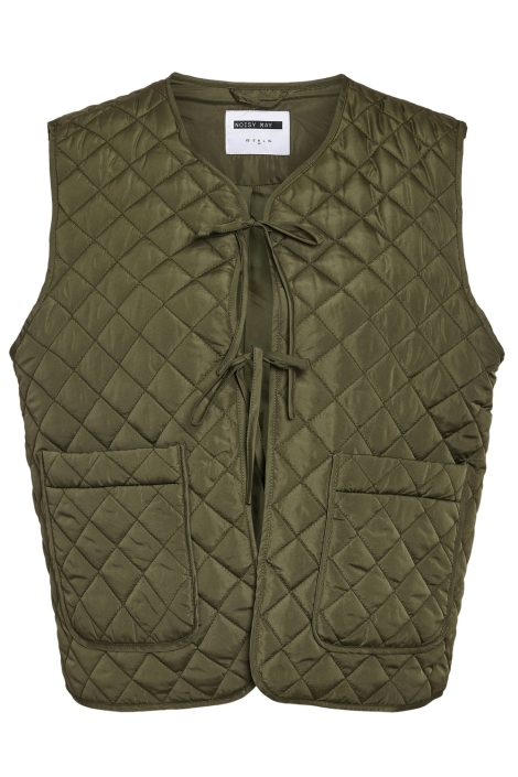 Noisy may nmiris quilted bow vest fwd