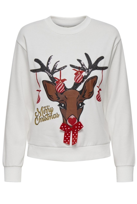 Jacqueline de Yong jdyparis l/s xmas sweat jrs atk