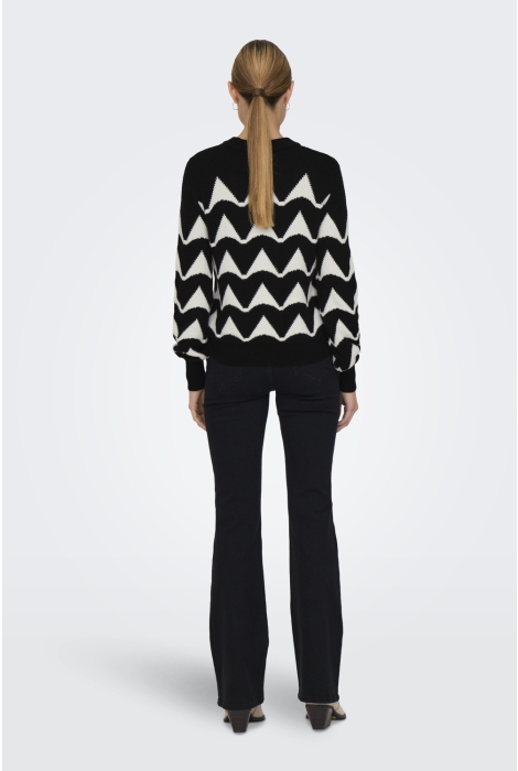 Jacqueline de Yong jdytina l/s jacquard pullover knt