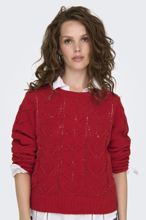 Jacqueline de Yong jdyjosia fay l/s cable pullover knt