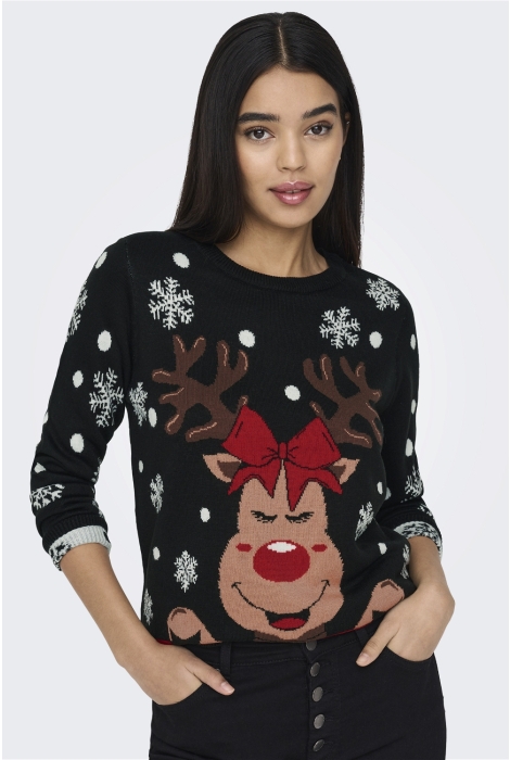 Jacqueline de Yong jdylucia l/s x-mas jacquard pullove