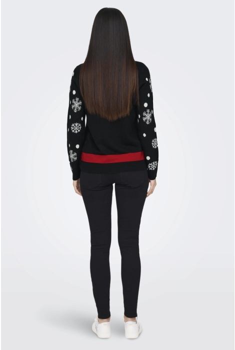 Jacqueline de Yong jdylucia l/s x-mas jacquard pullove