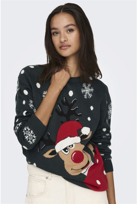 Jacqueline de Yong jdylucia l/s x-mas jacquard pullove