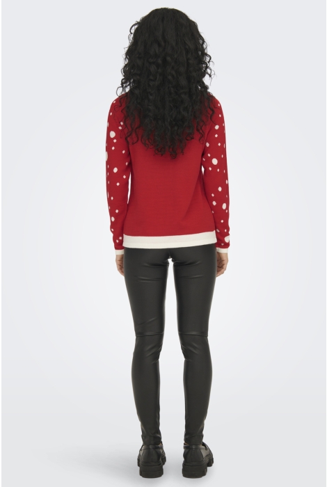 Jacqueline de Yong jdylucia l/s x-mas jacquard pullove