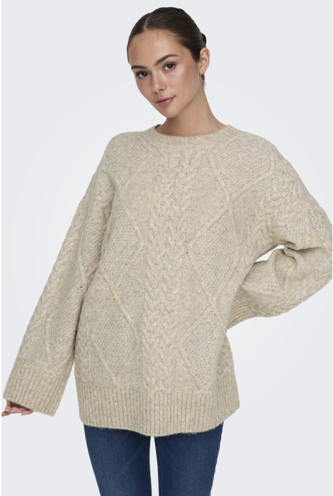 Jacqueline de Yong jdysilja l/s long cable pullov. knt