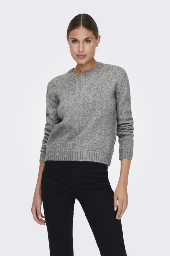 Jacqueline de Yong Trui JDYSILJA L/S O-NECK PULLOVER KNT 15277866 December Sky/MELANGE