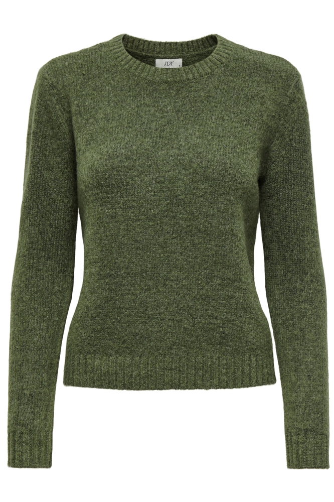 JDYSILJA L/S O-NECK PULLOVER KNT 15277866 Winter Moss/MELANGE