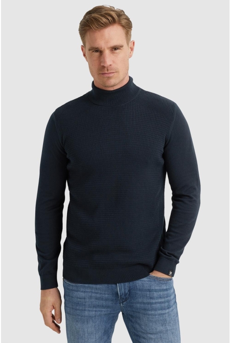 Vanguard roll neck pima cotton