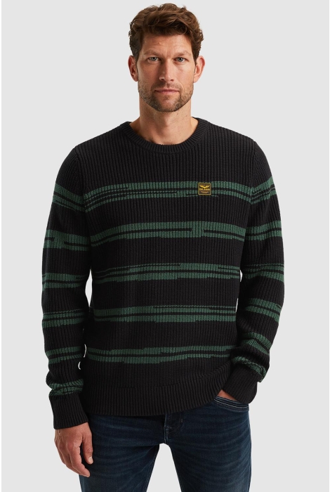 PME legend r-neck cotton blended stripe