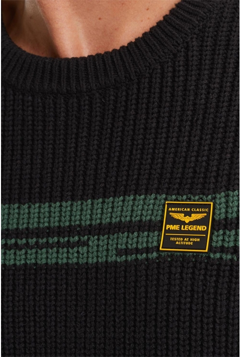 PME legend r-neck cotton blended stripe