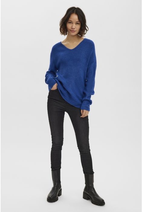 Vero Moda vmcrewlefile ls v-neck blouse noos