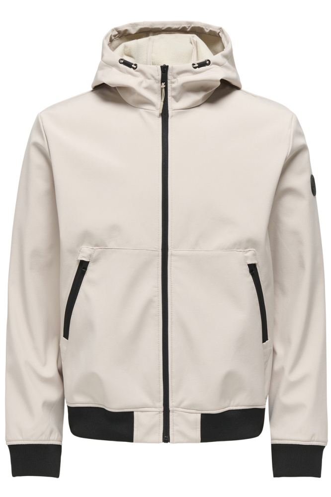 ONSBOWIE SOFTSHELL BOMBER OTW NOOS 22029276 SILVER LINING