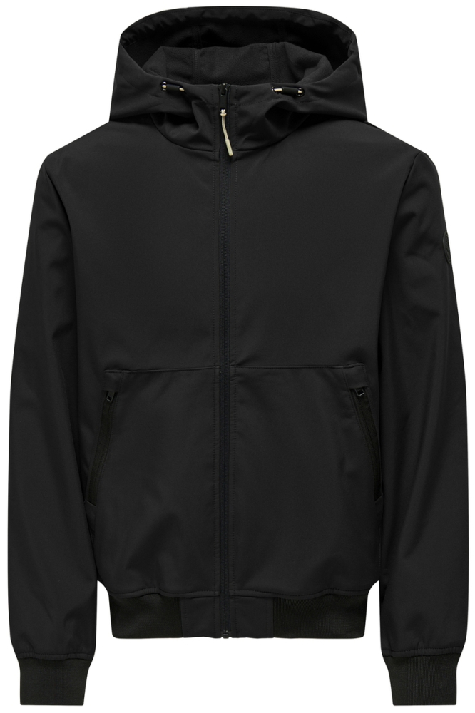 ONSBOWIE SOFTSHELL BOMBER OTW NOOS 22029276 BLACK