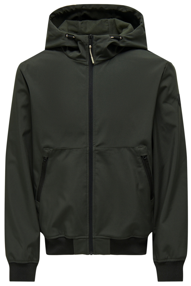 ONSBOWIE SOFTSHELL BOMBER OTW NOOS 22029276 PEAT