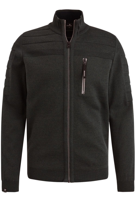 Vanguard zip jacket cotton bonded mouline