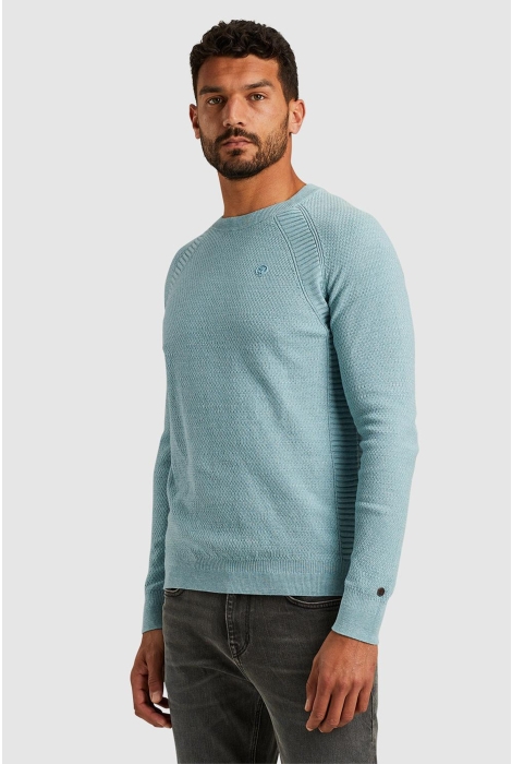 Cast Iron crewneck cotton heather plated ble