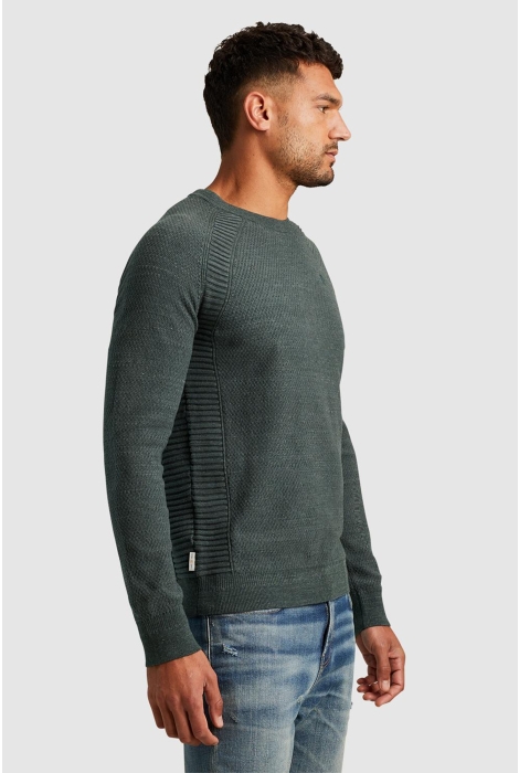 Cast Iron crewneck cotton heather plated ble