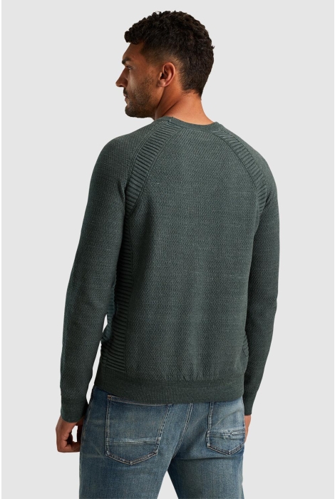 Cast Iron crewneck cotton heather plated ble