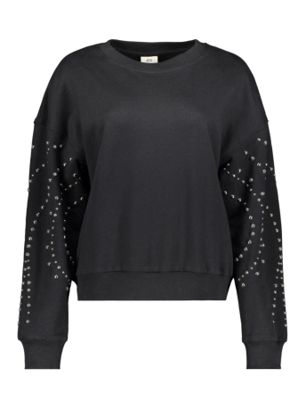 Jacqueline de Yong Trui JDYRAY L/S STUD SWEAT JRS EXP 15347603 BLACK/TUDDS