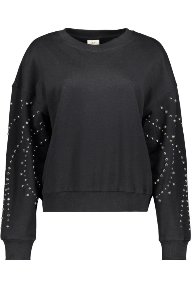 JDYRAY L/S STUD SWEAT JRS EXP 15347603 BLACK/STUDS