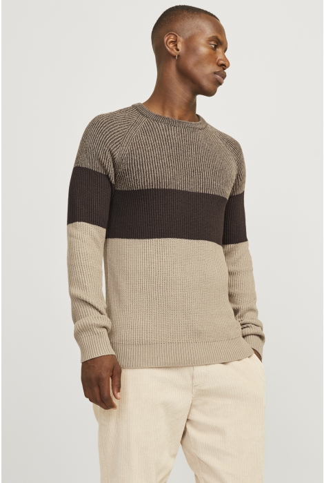 Jack & Jones jjpannel knit crew neck aw24