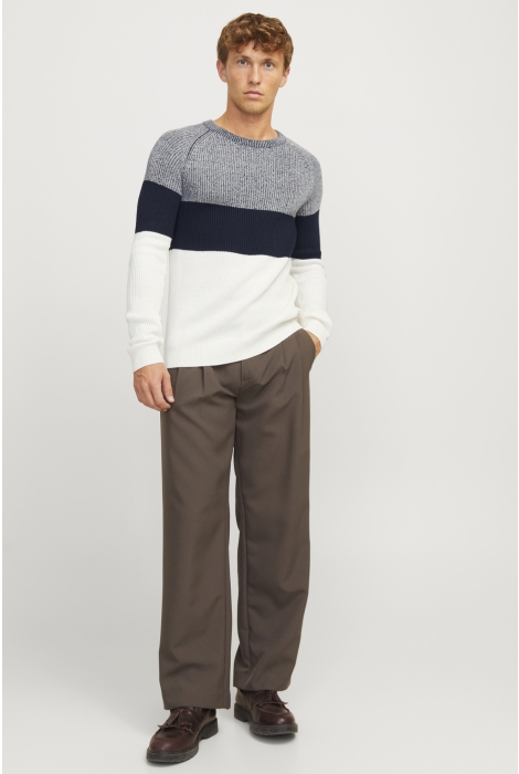 Jack & Jones jjpannel knit crew neck aw24