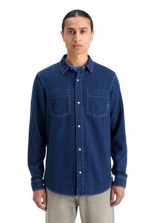 Scotch & Soda Overhemd REGULAR FIT PREMIUM INDIGO TWILL WA 178733 401