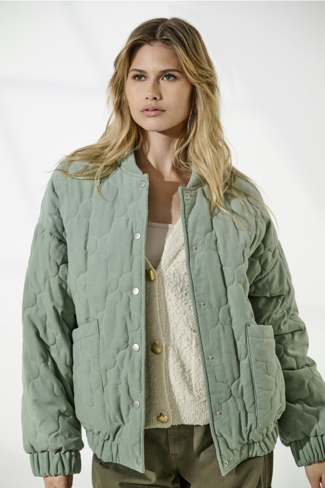 ONLAIME L/S CORD QUILT JACKET CC PN 15338793 Lily Pad