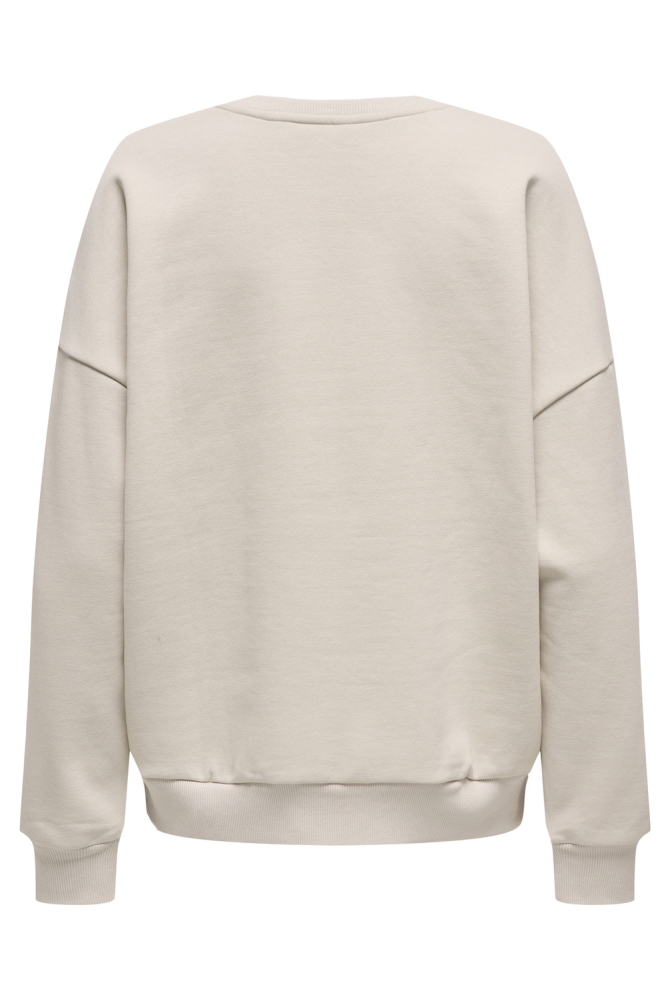 ONLZENJA L/S O-NECK PRINT BOX CS SW 15344299 PUMICE STONE/ LA DOLCE V