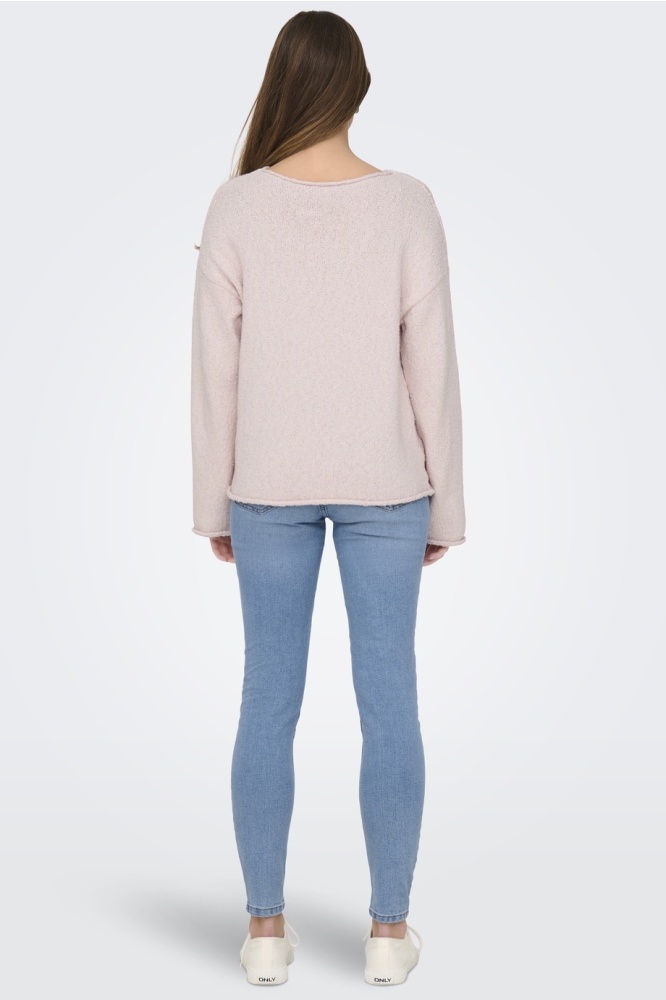 ONLALVILDA LS O-NECK CC KNT 15339651 ROSE SMOKE