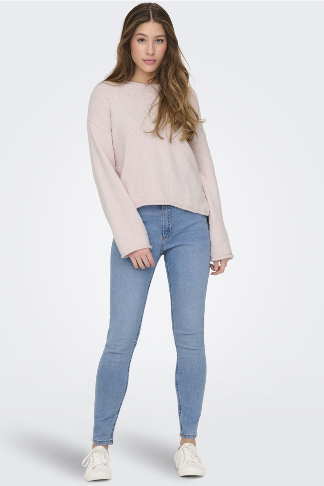 ONLALVILDA LS O-NECK CC KNT 15339651 ROSE SMOKE